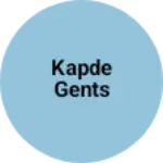 Business logo of Kapde gents