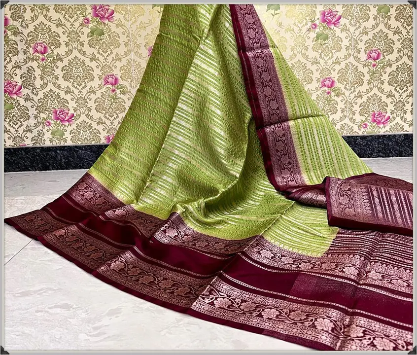Banarasi wam silk saree uploaded by Bs_textiles7 on 7/15/2023