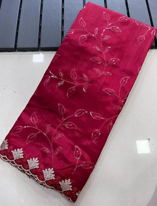 New Catalogue ❣️❣️❣️

*Catalog: Falak*

Pure Ruhi Silk Saree with all over jal work of water sequenc uploaded by Marwadi Businessmen on 7/15/2023