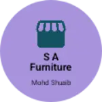 Business logo of S A furniture