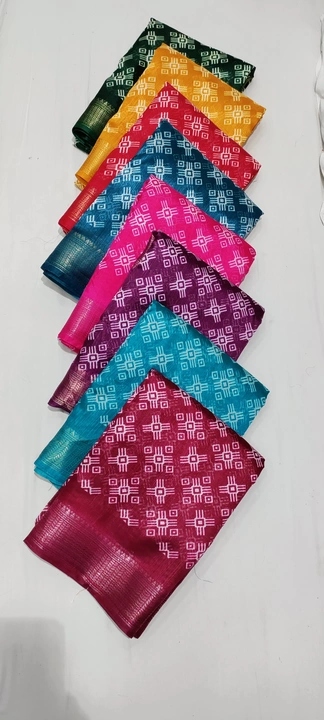 Cotton saree 6 miter rate 210 uploaded by Love fashion on 7/15/2023