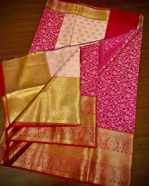 Almond zari silk saree uploaded by Aabdin silk creation  on 7/15/2023