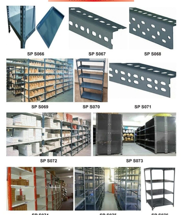 Slotted angle rack  uploaded by Vinod Steel and wooden furniture  on 7/16/2023