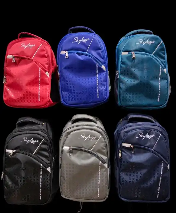 Matty 1000 Denim Double Partition 4Compartment 45litre Capacity School Bags  uploaded by Rajdhani Bags on 7/16/2023