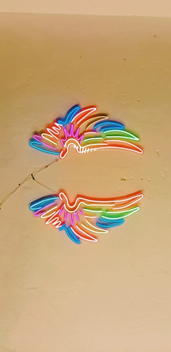 Wings Neon Sign For Occasions Or Decoration items  uploaded by Shyam enterprises on 7/16/2023