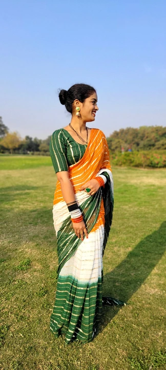 Post image Hey! Checkout my new product called
Organza tirnga saree .