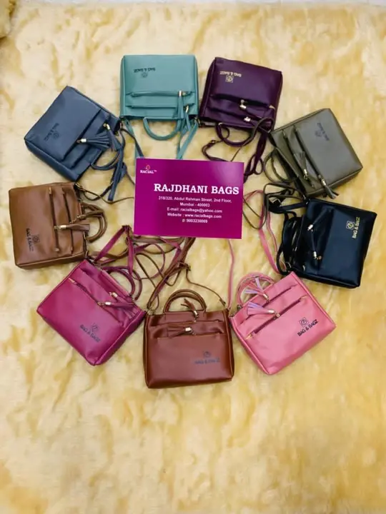 Racial  Sling Bags For Women &Girls uploaded by Rajdhani Bags on 7/16/2023