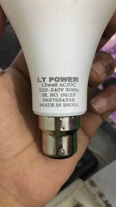 12 Watt AC /DC inverter bulb  uploaded by LT Power solution on 7/16/2023