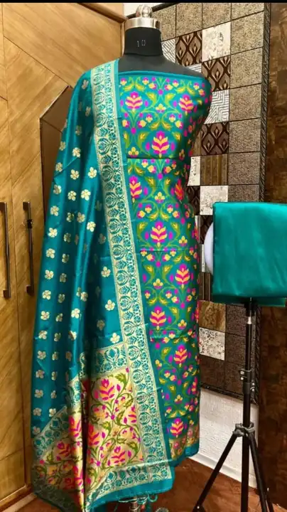 Semil silk tilfi dress  uploaded by Feyazi art silk saree on 7/16/2023
