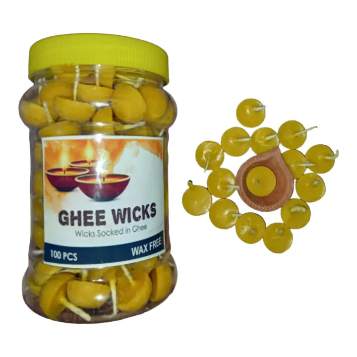 Cotton ghee wix 100 pec uploaded by Fakhri agarbatti works on 7/16/2023