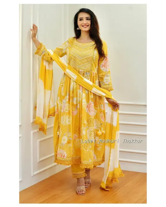 New launching Rakhi special kurti with cotton dupatta  uploaded by PANIHARI COLLECTION CENTRE on 7/16/2023
