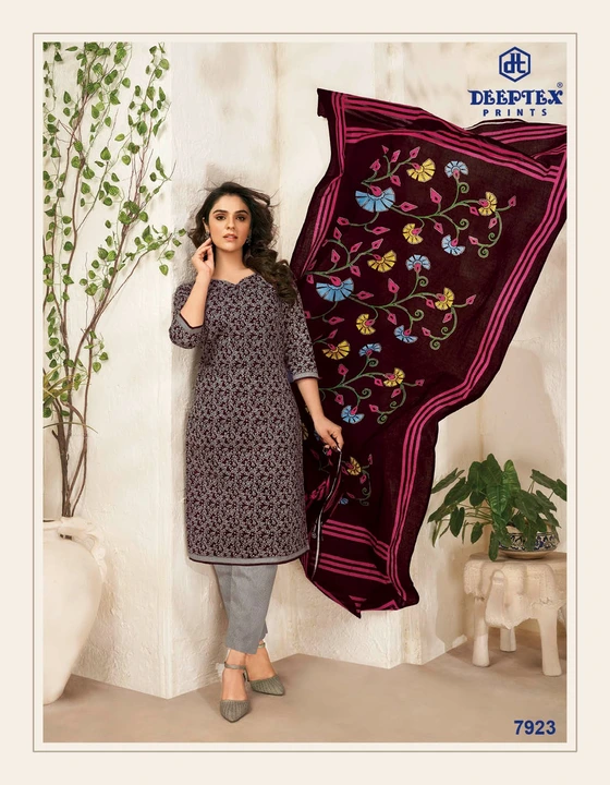 Deeptex suits 2.5mtr uploaded by NEW VEENA CLOTH HOUSE on 7/16/2023