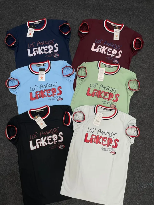 Matty lycra t-shirts with contrast border uploaded by Gagan Apparels on 7/16/2023