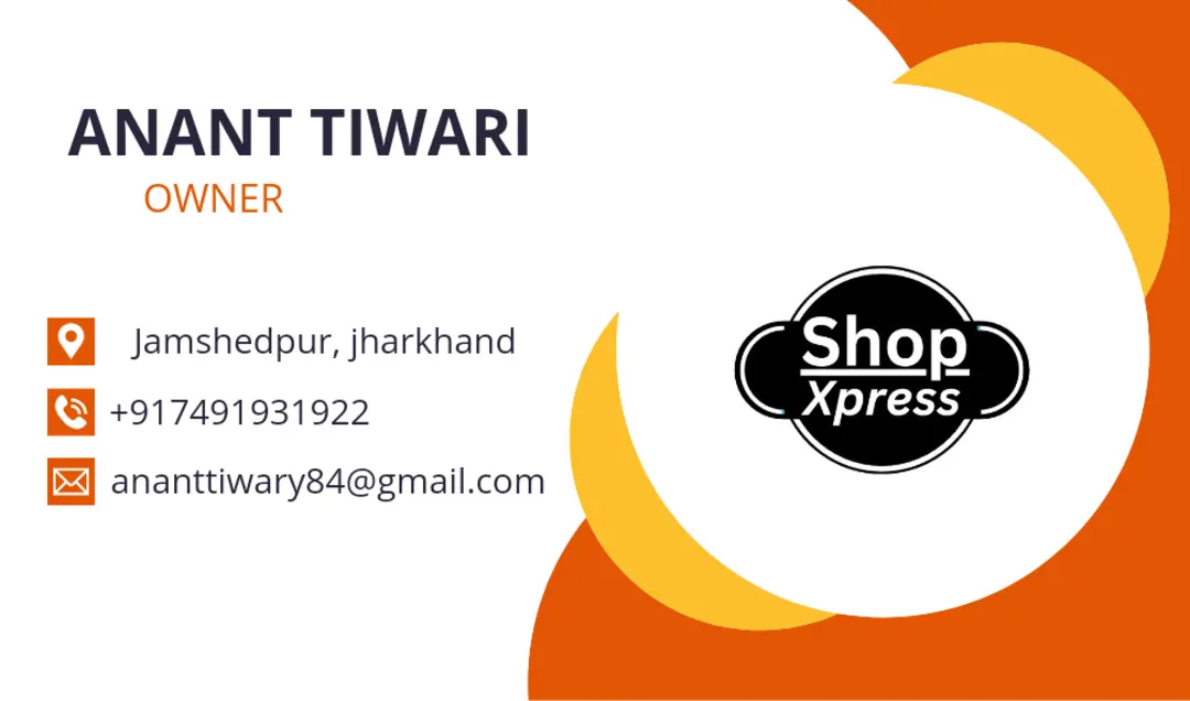 Visiting card store images of SHOPXPRESS 