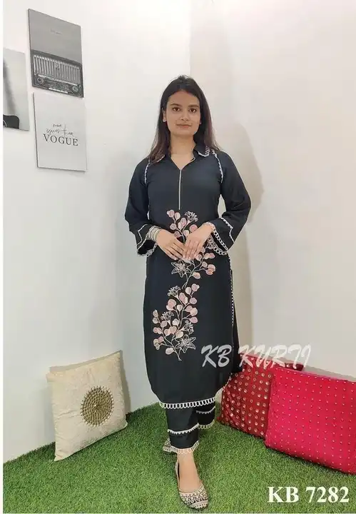 Kurti + pant uploaded by business on 7/16/2023