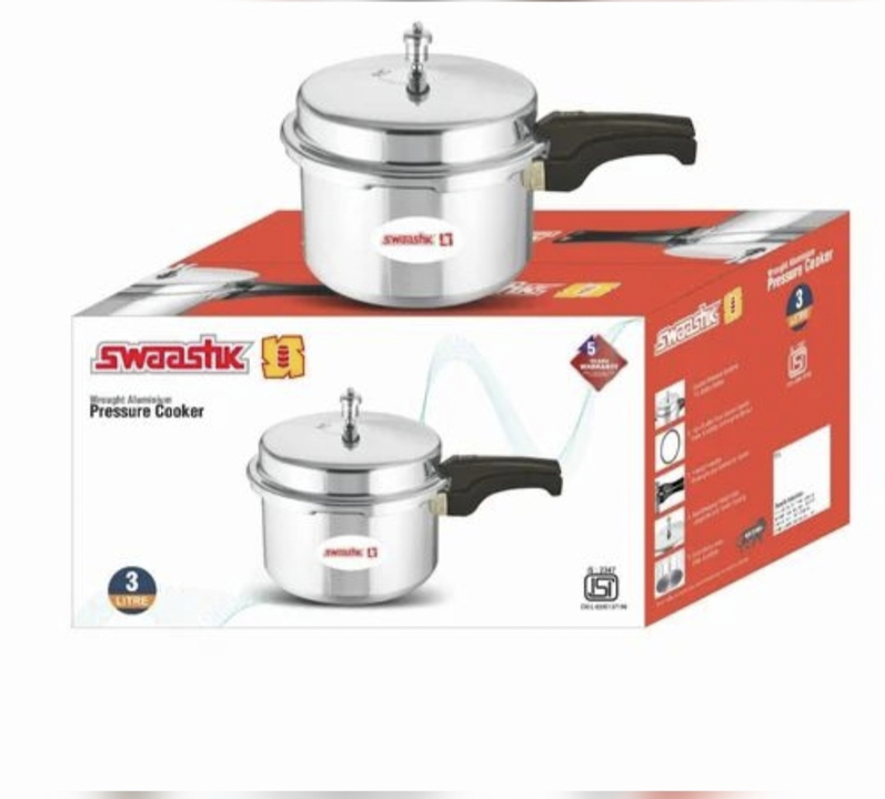 Swastik 3ltr outer lid pressure cooker  uploaded by business on 7/16/2023