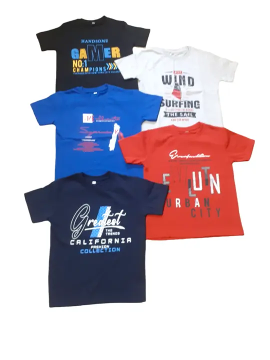 KIDS AND BOYS TSHIRT, (PACK OF 5 TSHIRTS) uploaded by UNISOURCES on 7/16/2023