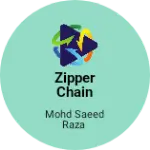 Business logo of Zipper chain Dhaga jins materials