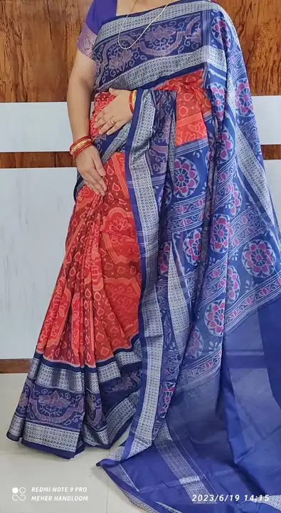 Sambalpuri Cotton Saree ✅ uploaded by MEHER Weavers on 7/16/2023