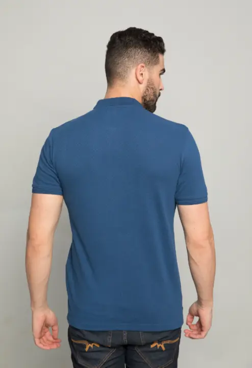 Polo Neck Blue T-shirt  uploaded by AK APPARELS on 7/16/2023