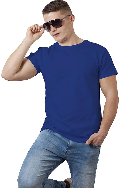 Round Neck Solid T-shirt uploaded by business on 7/16/2023