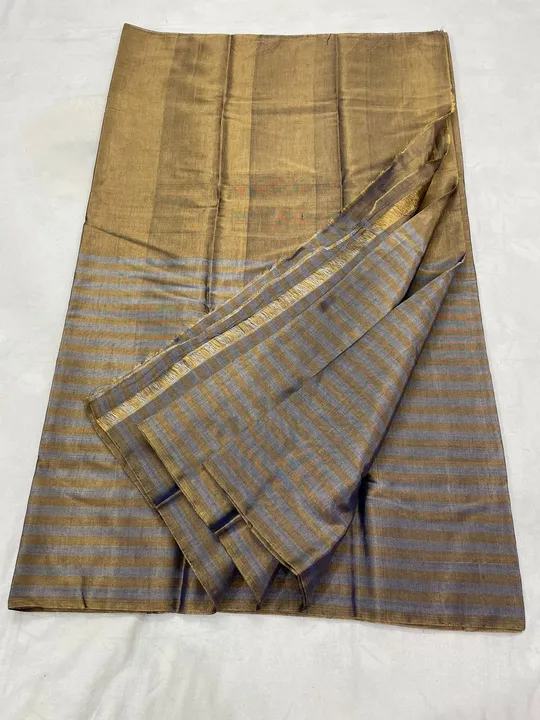 handwoven full tissue chanderi saree uploaded by Virasat kala chanderi on 7/16/2023