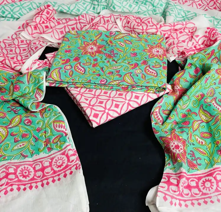 Hand Block Printed Cotton Suit  uploaded by business on 7/16/2023