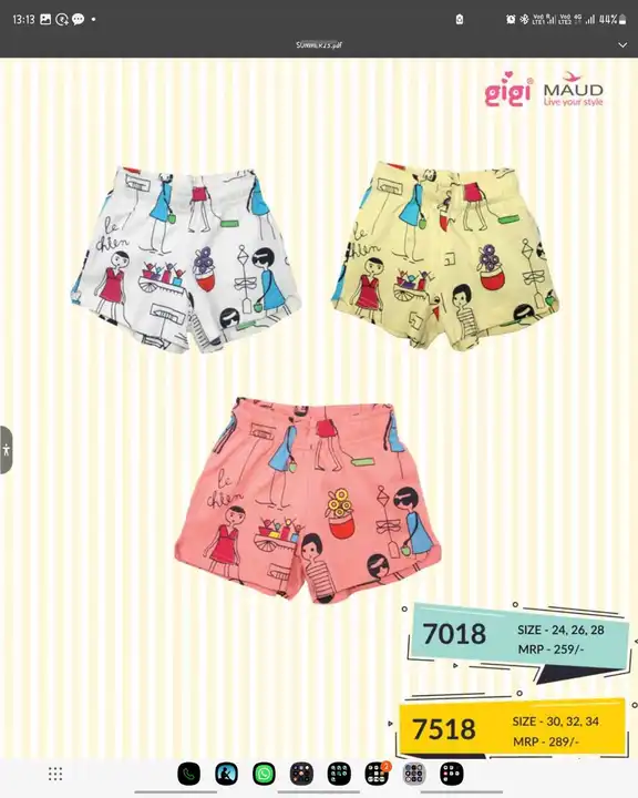 Kids shorts uploaded by Anushka M on 7/16/2023