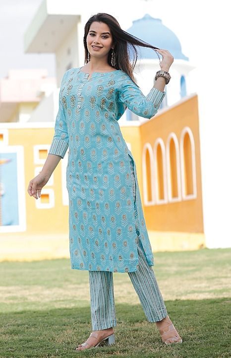 Kurti with salwar uploaded by business on 7/15/2020