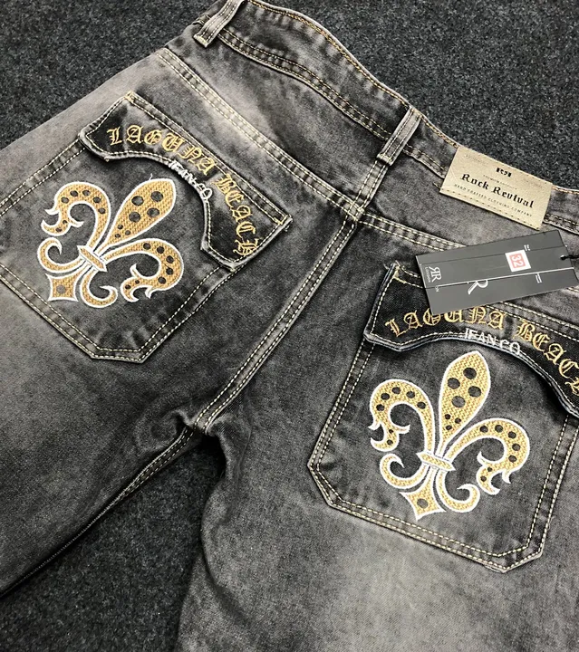 Flat finish jeans. Daily new designs uploaded by Gagan Apparels on 7/16/2023