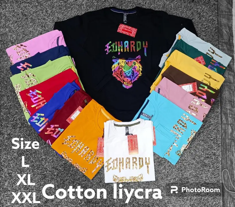 Cotton Lycra T-shirt  uploaded by Revon jeans on 7/16/2023