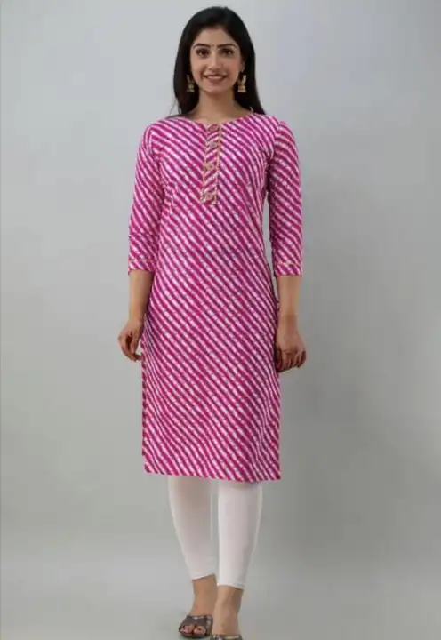 Pink Lahariya Kurti  uploaded by business on 7/16/2023