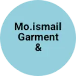 Business logo of Mo.ismail Garment & kosmetik
