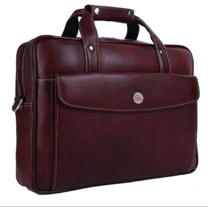 Royal Brown front flip genuene leather messenger bag  uploaded by business on 3/16/2021