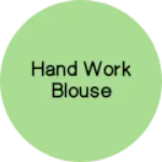 Business logo of Hand work blouse