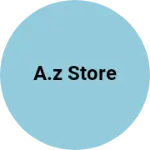Business logo of a.z store