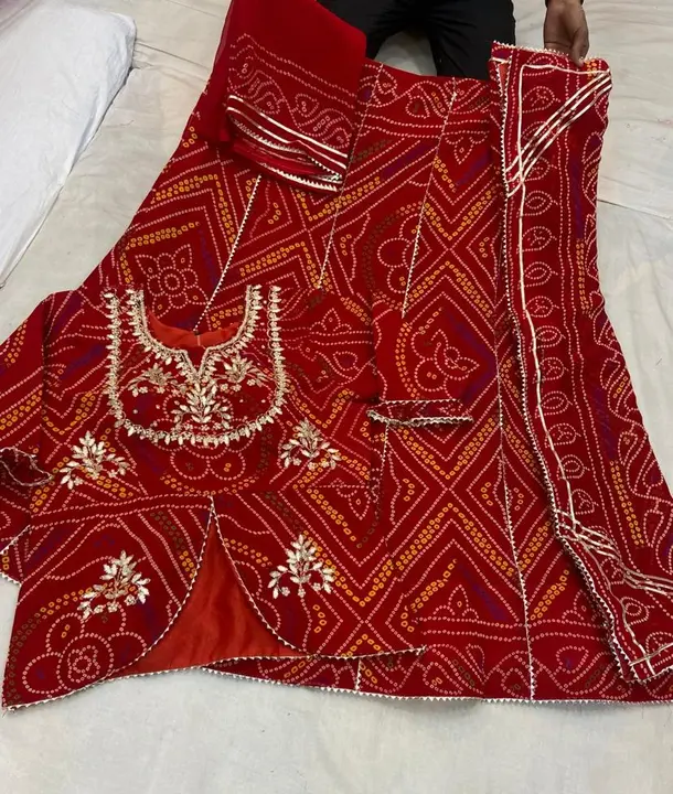Today New Lehnga 
 
🥳 SOME  MORE NEW COLOURS    
SPECIAL NEW LAUNCHING 🥳
😘 *Beautiful Lahenga*🥳
 uploaded by Gotapatti manufacturer on 7/17/2023