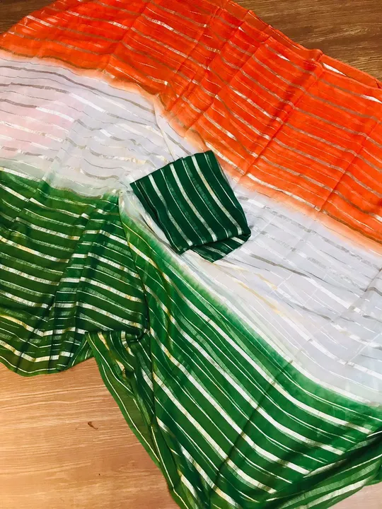Independence Day Special Saree uploaded by Avadh Fashion on 7/17/2023