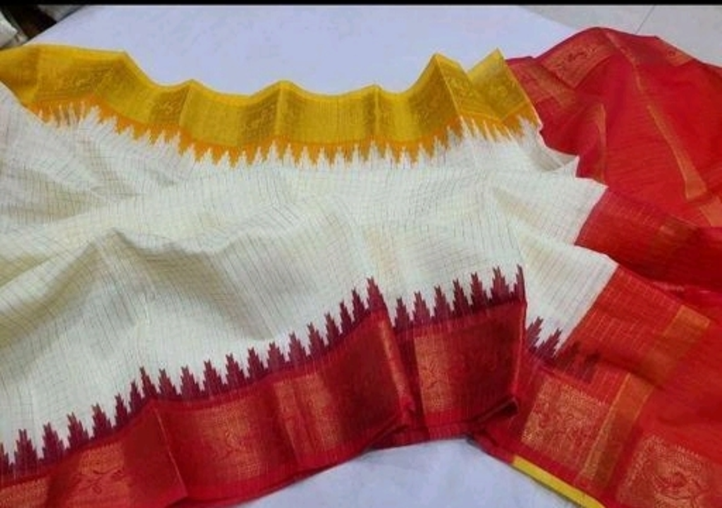 Cotton silk saree  uploaded by Puja's collection on 7/17/2023