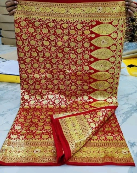 Benarasi saree  uploaded by Puja's collection on 7/17/2023