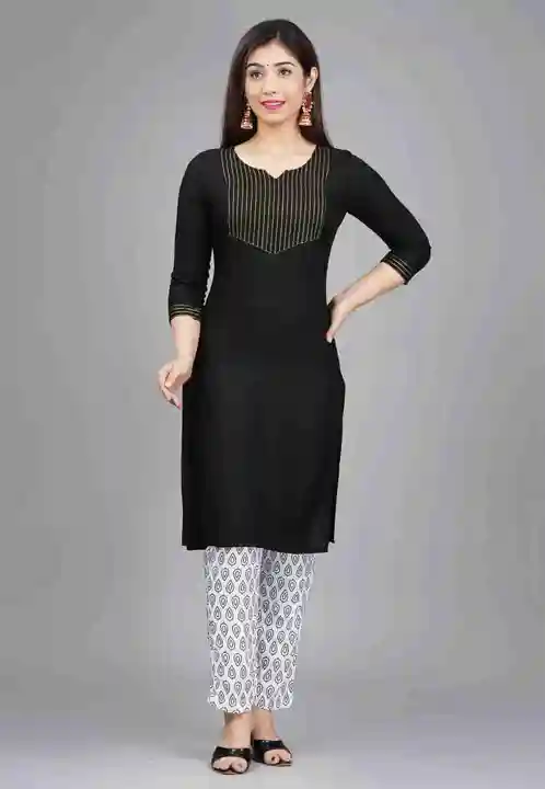 2 pcs kurti with pent Reyon 14 kg  uploaded by PANIHARI COLLECTION CENTRE on 7/17/2023
