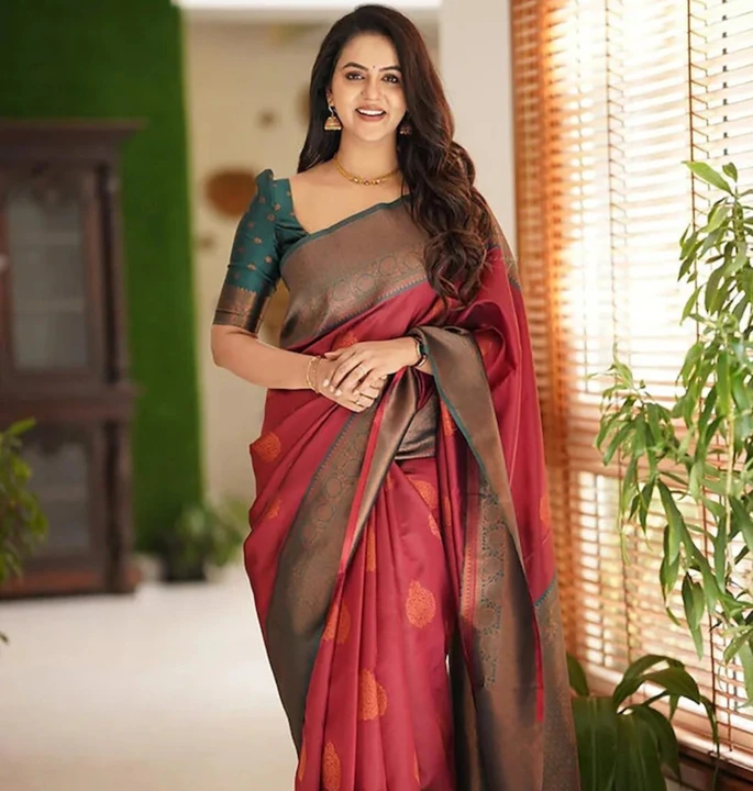 Silk saree uploaded by Navya clothing on 7/17/2023