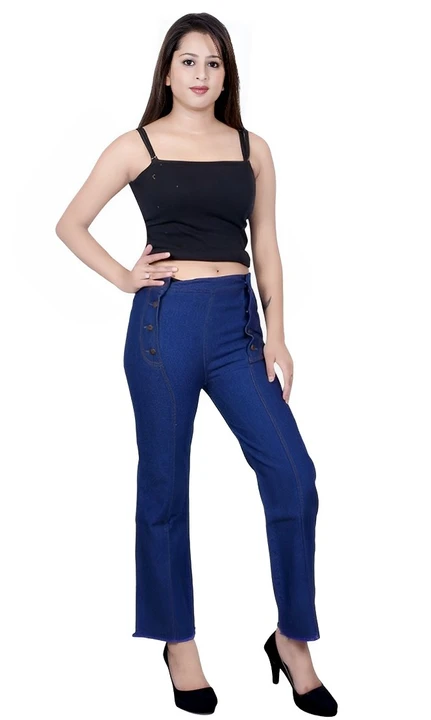 Two Fly Palazzo Look Denim Pant uploaded by business on 7/17/2023