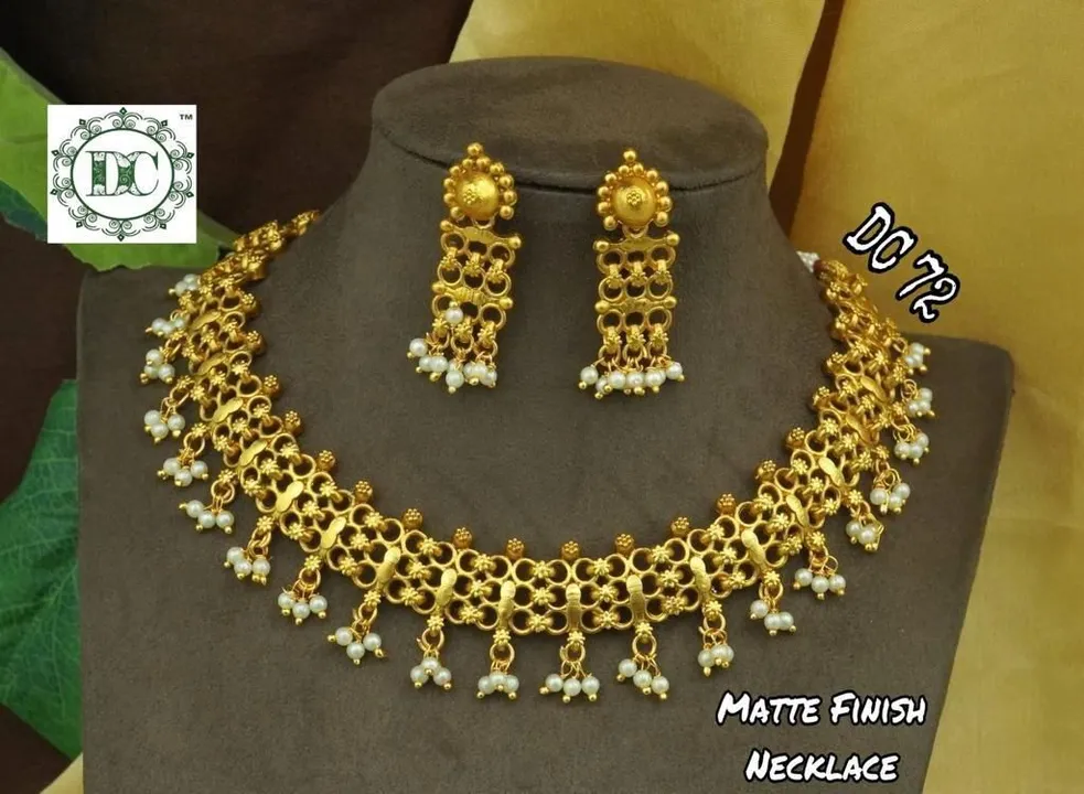 Matte Finish Necklace  uploaded by Diksha collection on 7/17/2023