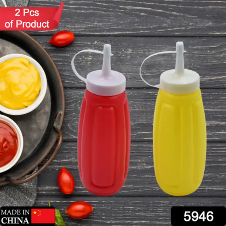 5946 Plastic Squeeze Bottle Ketchup Mustard Honey Sauce... uploaded by DeoDap on 7/17/2023