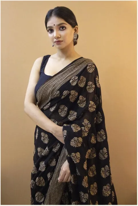 Soft lichi silk saree  uploaded by RV FASHION on 7/17/2023