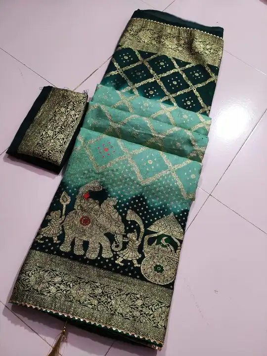 Product uploaded by Jaipuri wholesale gotta patti kurtis nd sarees on 7/17/2023