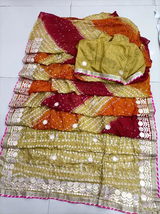 Product uploaded by Jaipuri wholesale gotta patti kurtis nd sarees on 7/17/2023