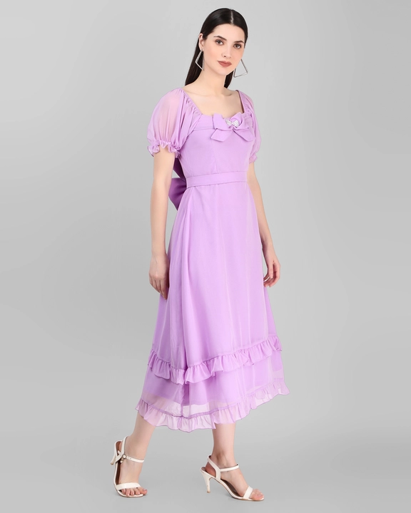 Lilac Marnie Dress uploaded by You Know Better Apparels Private Limited on 7/17/2023