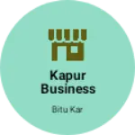Business logo of Kapur business